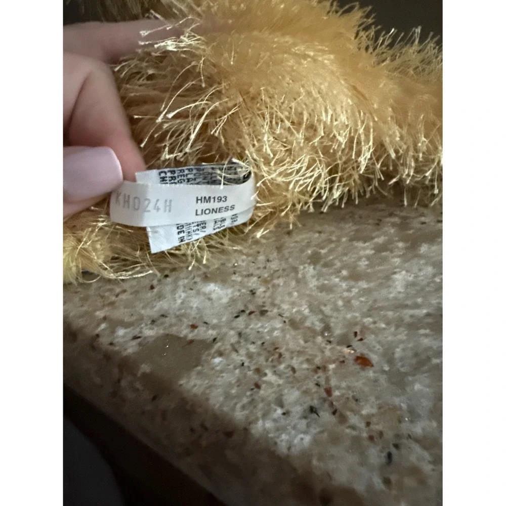 Webkinz Lioness‎ Plush HM193 Ganz Stuffed Animal Shaggy Tan Cat